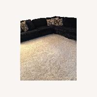 Vintage/Antique White Silk Area Rug 12' x 18'