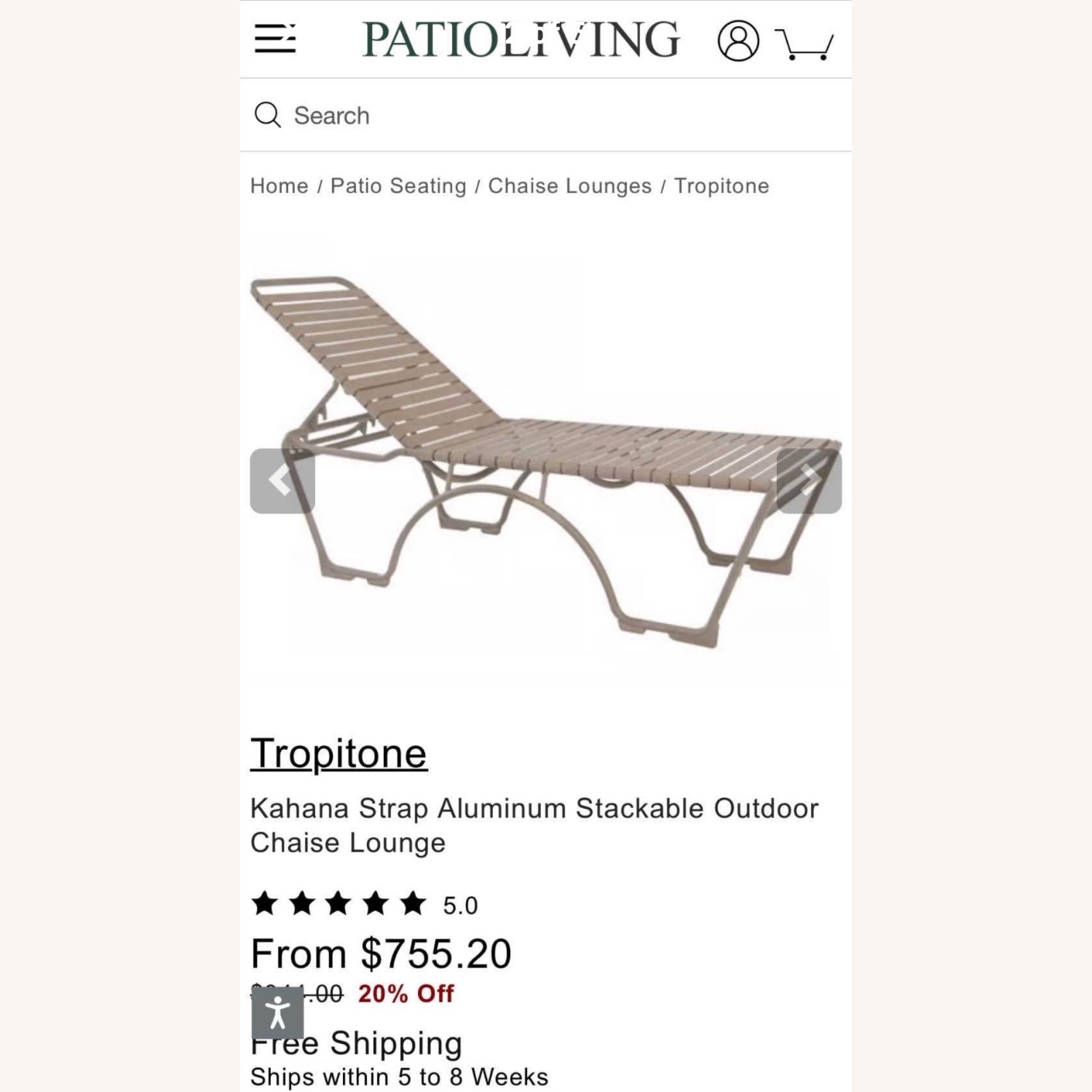 Tropitone White Aluminum Patio Furniture - image-4