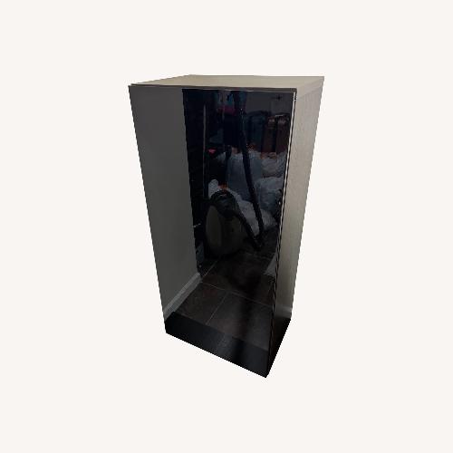 Used Vintage/Antique Finds Black Glass Bookcase for sale on AptDeco