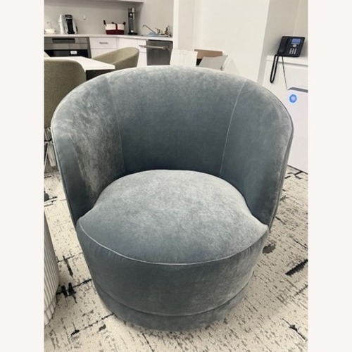 Used Crate & Barrel Custom Infiniti Swivel  Chair  for sale on AptDeco