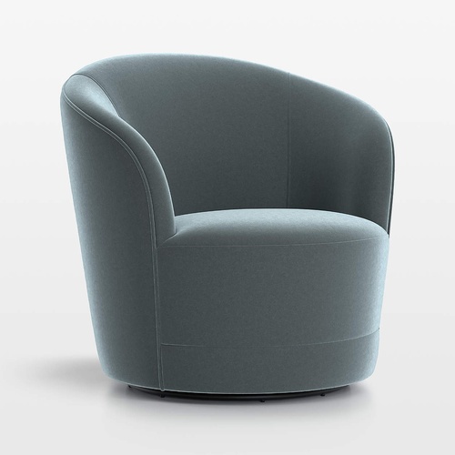Used Crate & Barrel Custom Infiniti Swivel  Chair  for sale on AptDeco