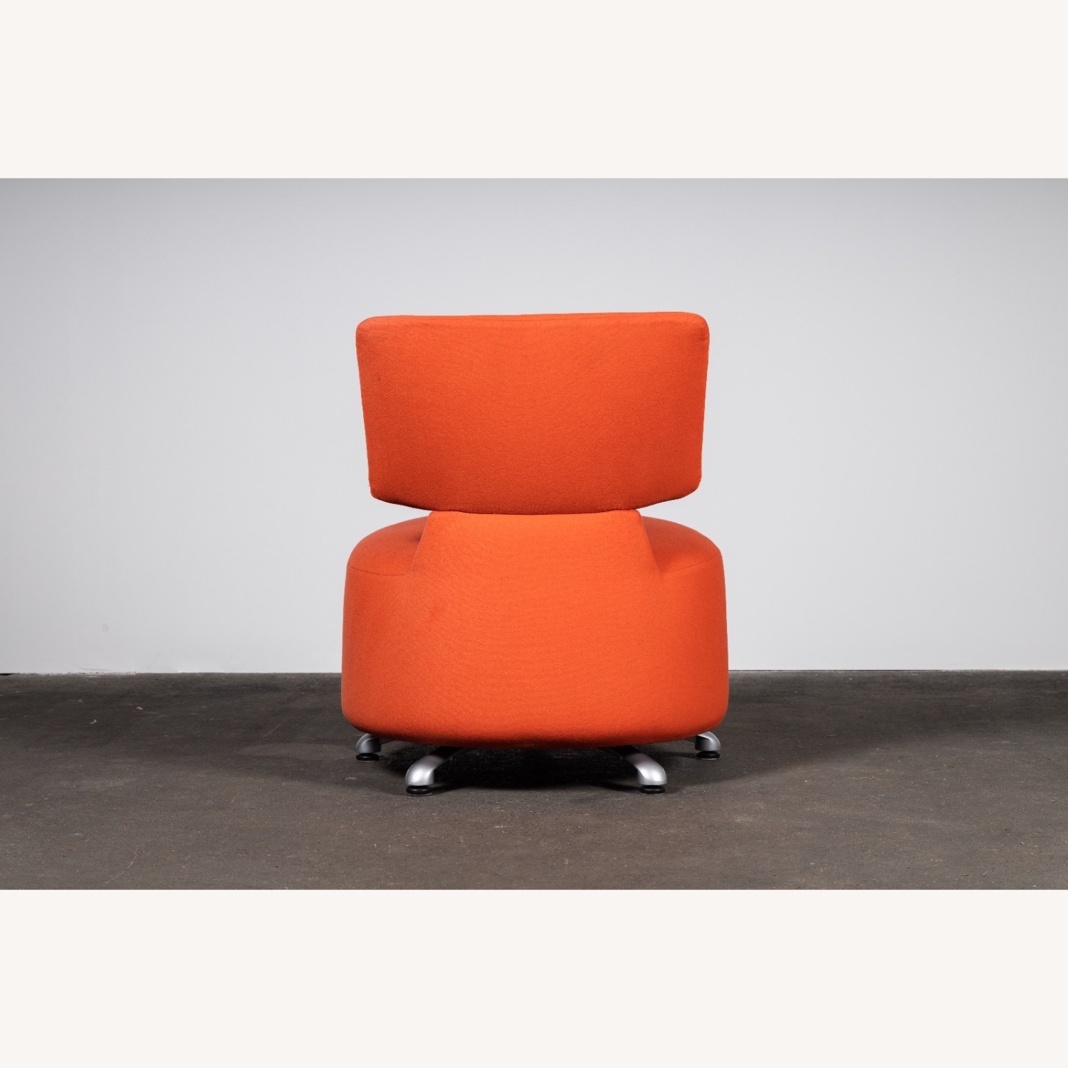 Cassina Toshiyuki Kita Orange Fabric Accent Chair - image-4