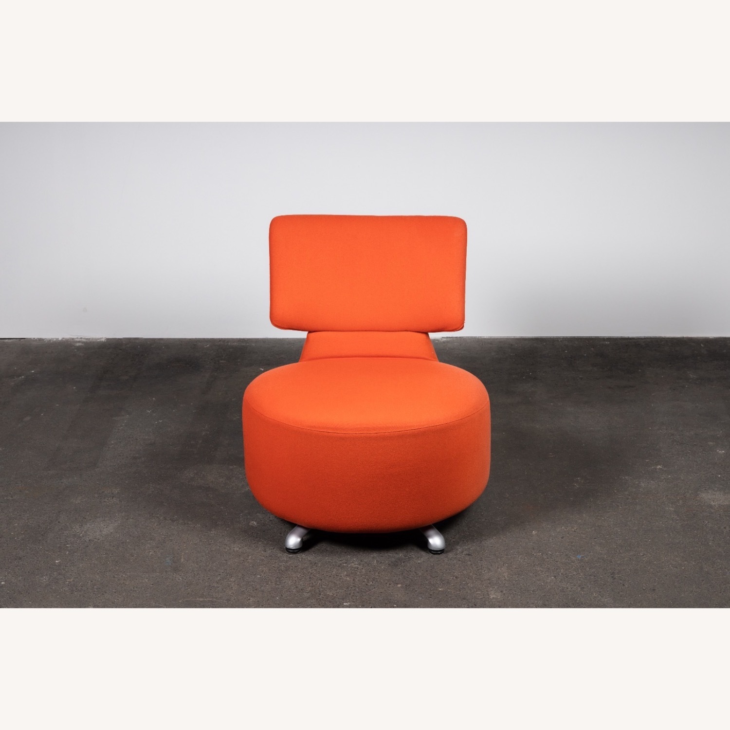 Cassina Toshiyuki Kita Orange Fabric Accent Chair - image-1