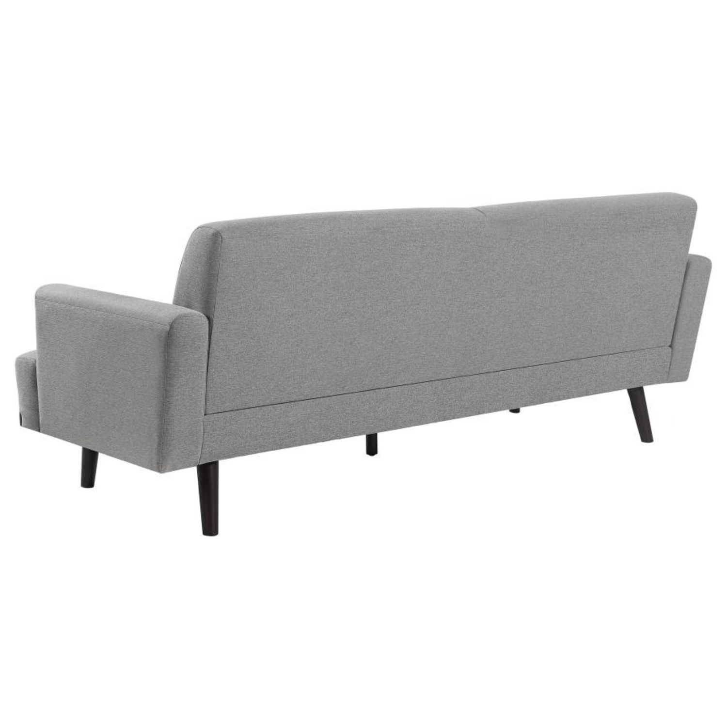 Mid-Century Style Sofa In Sharkskin Upholstery - image-4