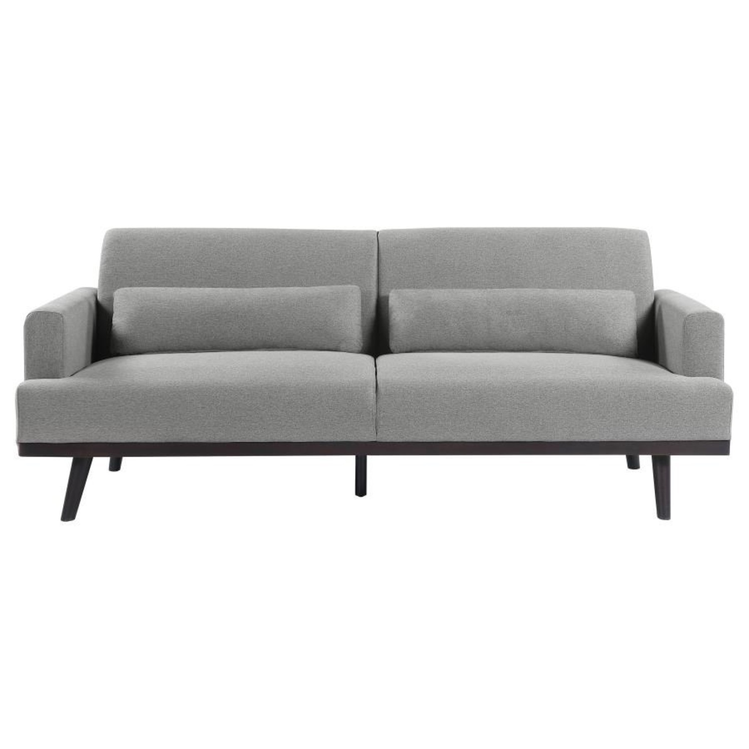 Mid-Century Style Sofa In Sharkskin Upholstery - image-2