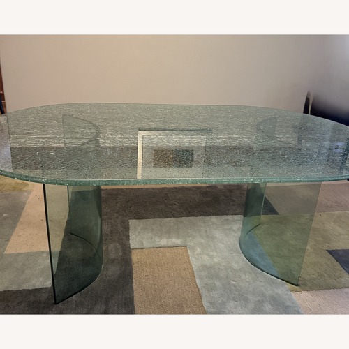 Used Glass Dining Table for sale on AptDeco