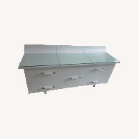 Roche Bobois Luigi Gorgoni White Wood Dresser