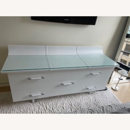 Used Roche Bobois Luigi Gorgoni White Wood Dresser for sale on AptDeco