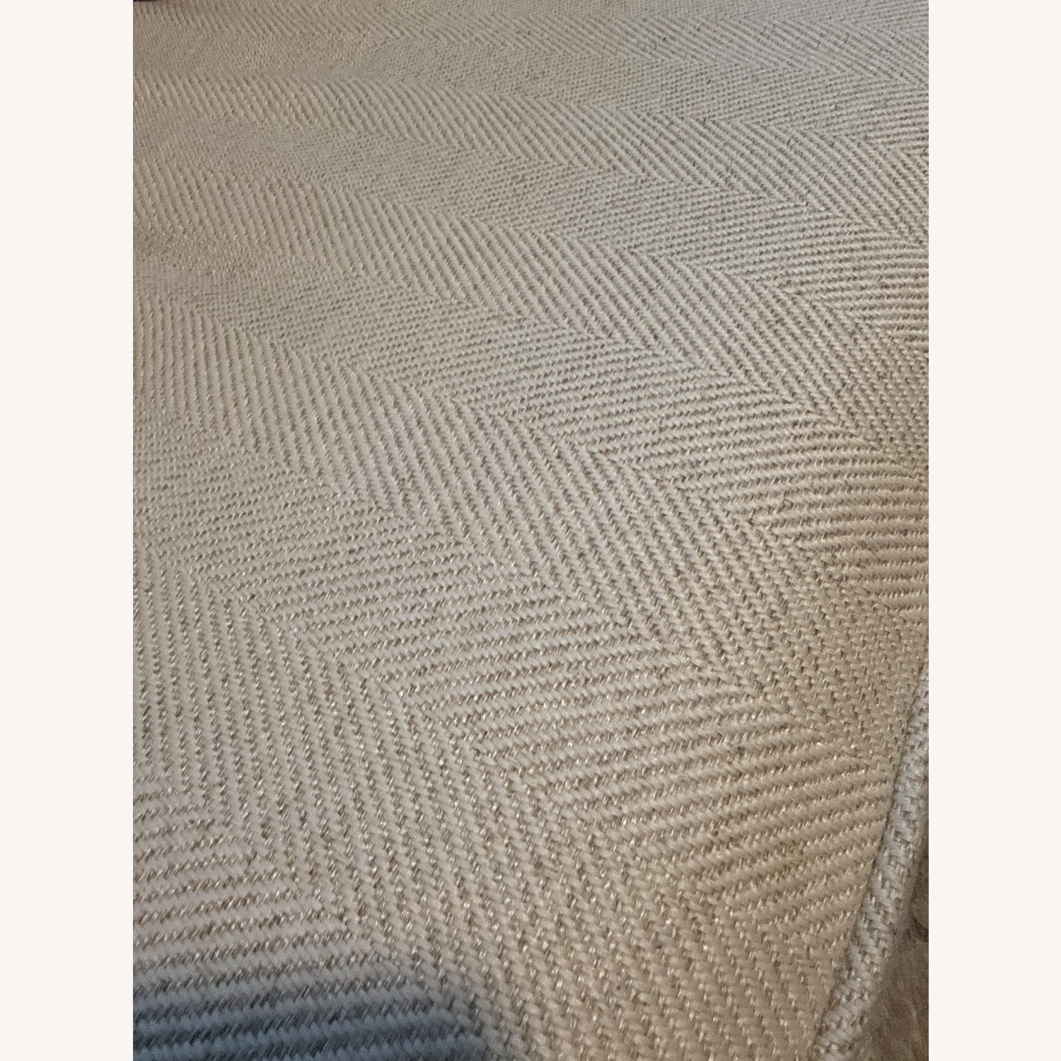 Raymour & Flanigan Marissa Chenille Natural Fabric Loveseat - image-3