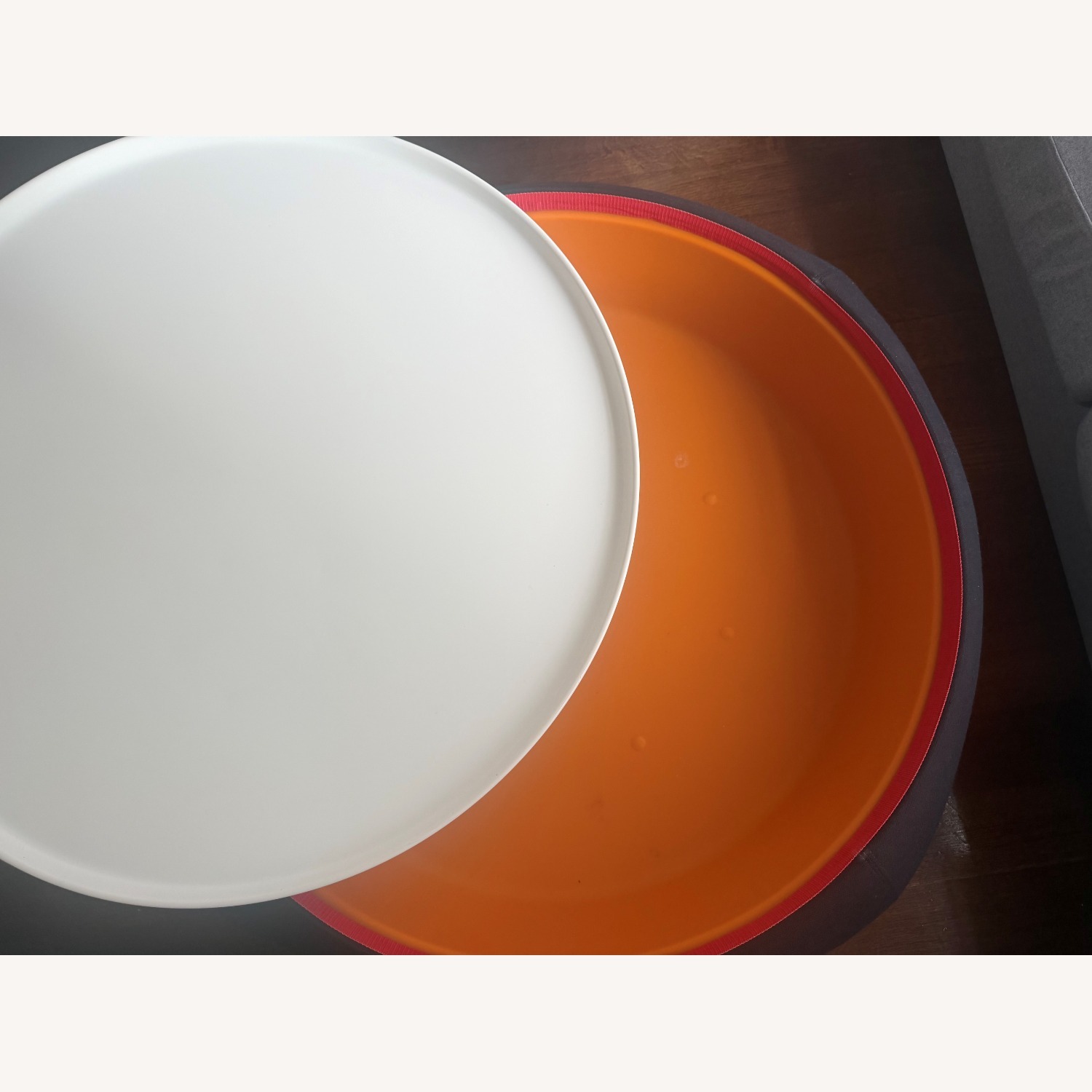 B&B Italia Black Fabric Coffee Table With Storage - image-1