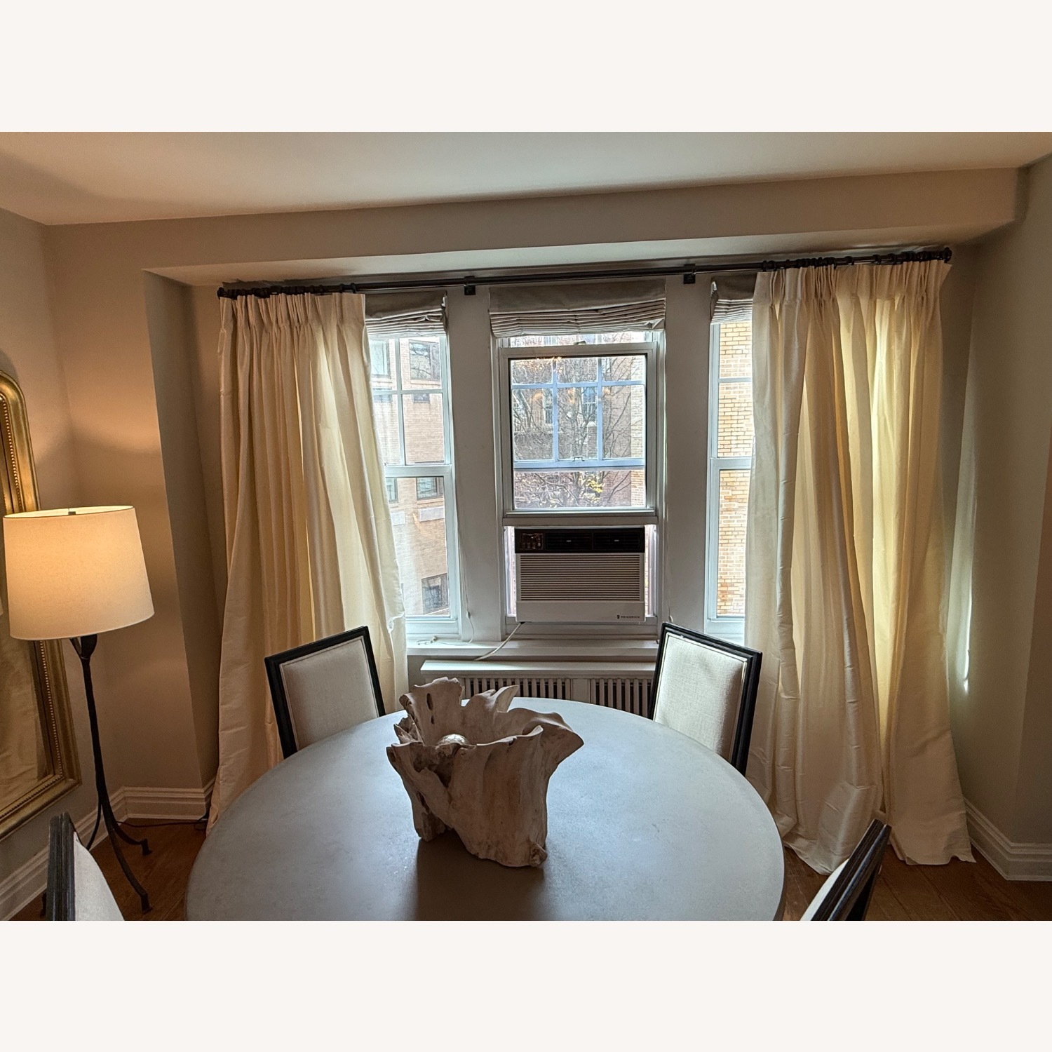 Restoration Hardware Natural Silk Curtains - image-8