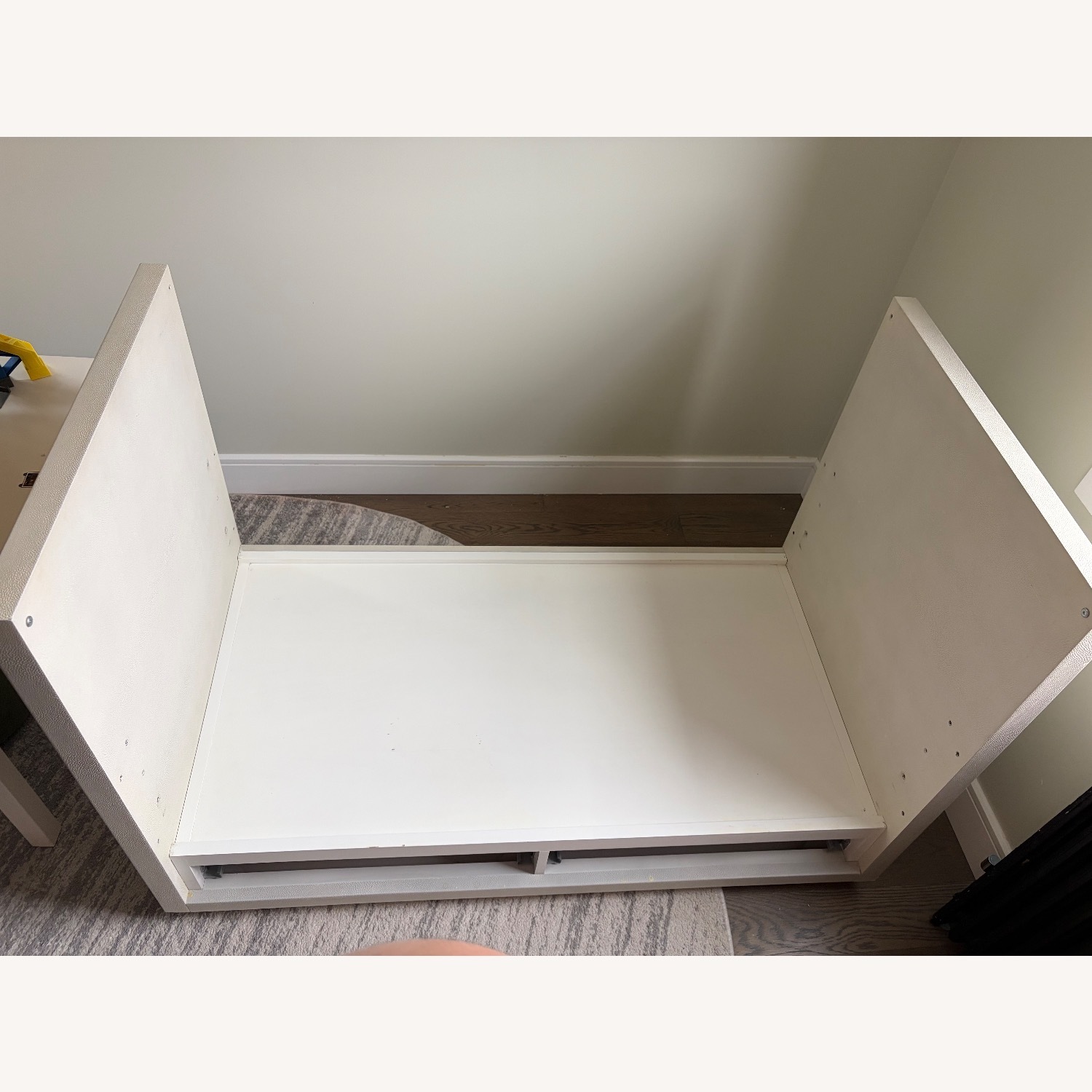 Restoration Hardware Clio Shagreen Crib Toddler Bed Kit - image-20