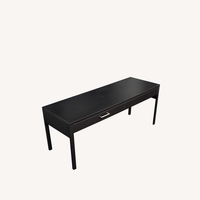 Ebern Designs Modern Writing Desk with 2 Drawers