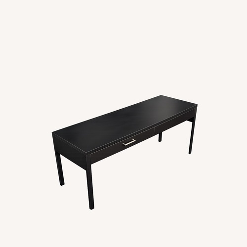 Used Ebern Designs Modern Writing Desk with 2 Drawers for sale on AptDeco