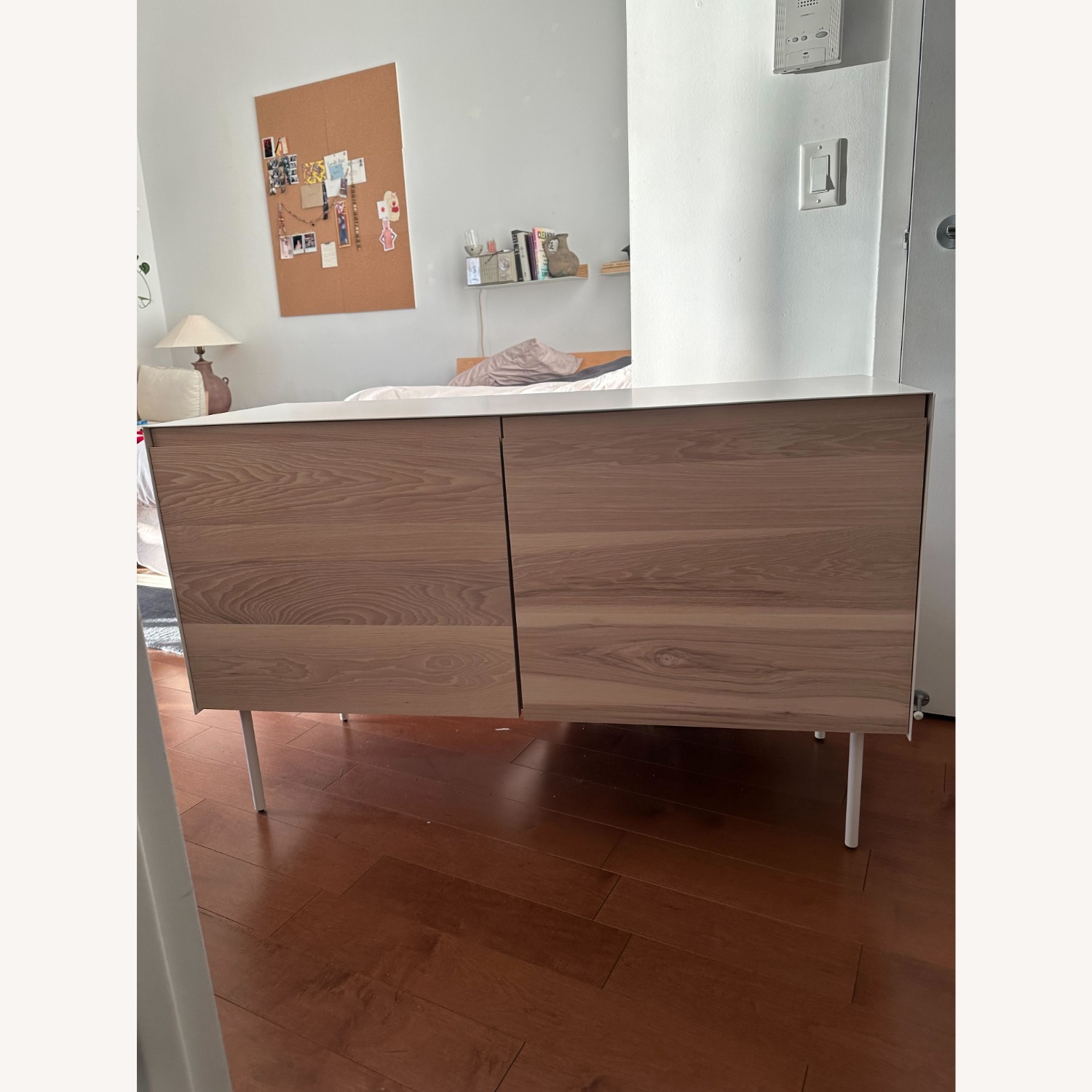 Blu Dot Clad White Wood Sideboard - image-1