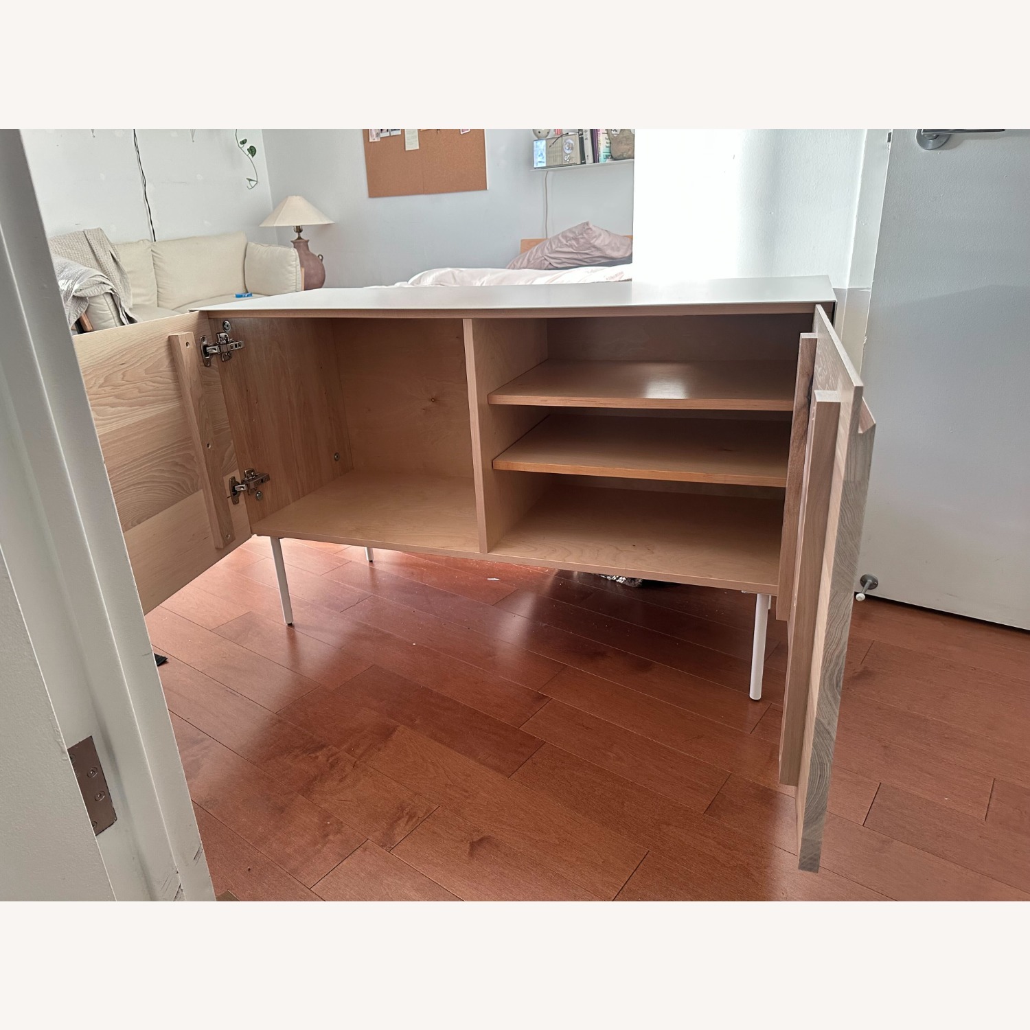 Blu Dot Clad White Wood Sideboard - image-8