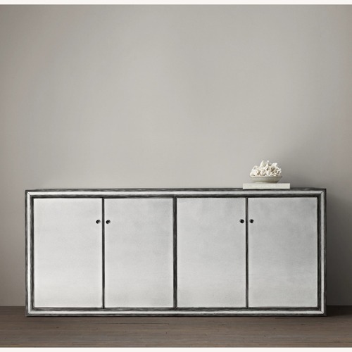 Used Restoration Hardware Strand Mirrored Sideboard Large Sideboard for sale on AptDeco
