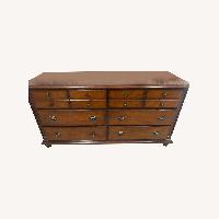 Dark Brown Wood Dresser