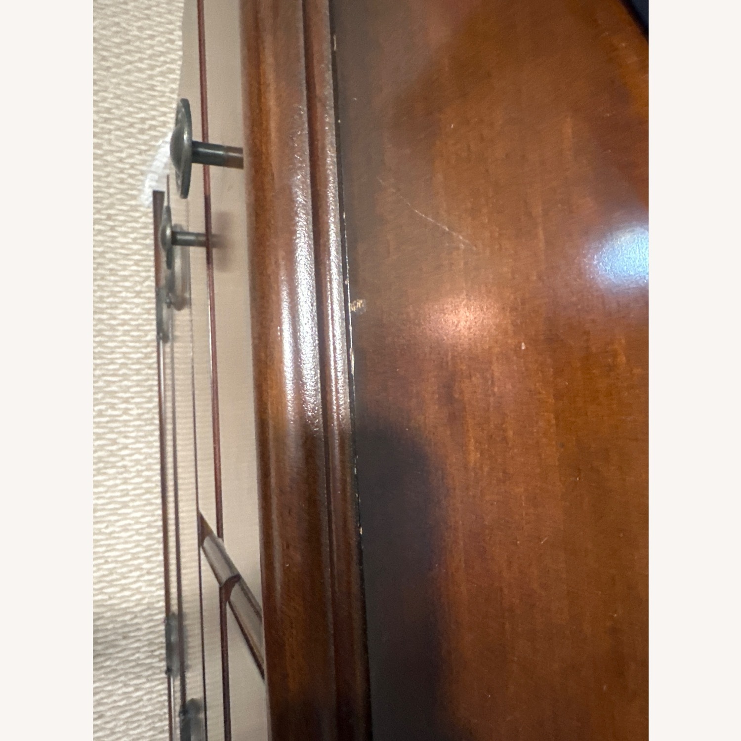 Dark Brown Wood Dresser - image-4