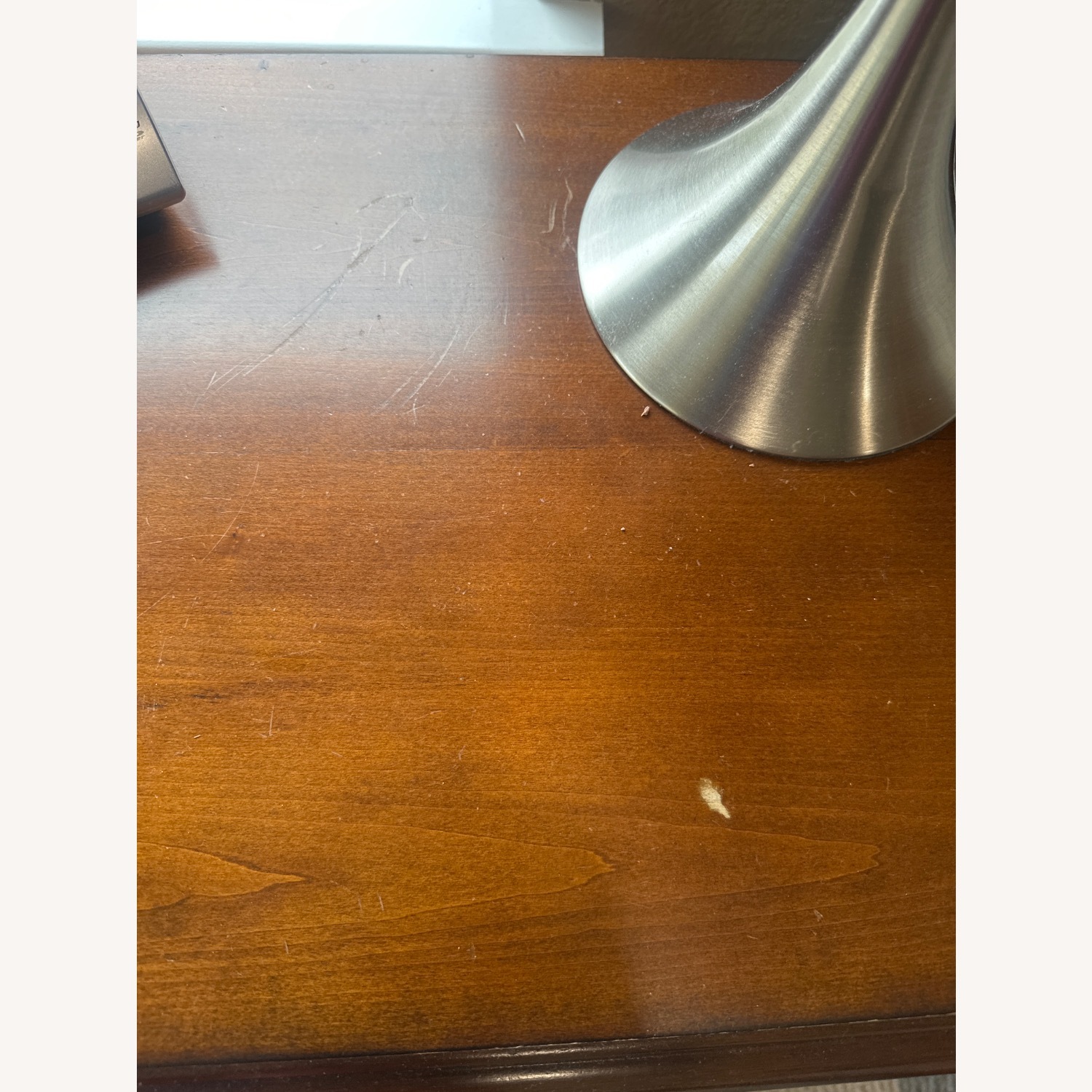 Dark Brown Wood Nightstands - image-5