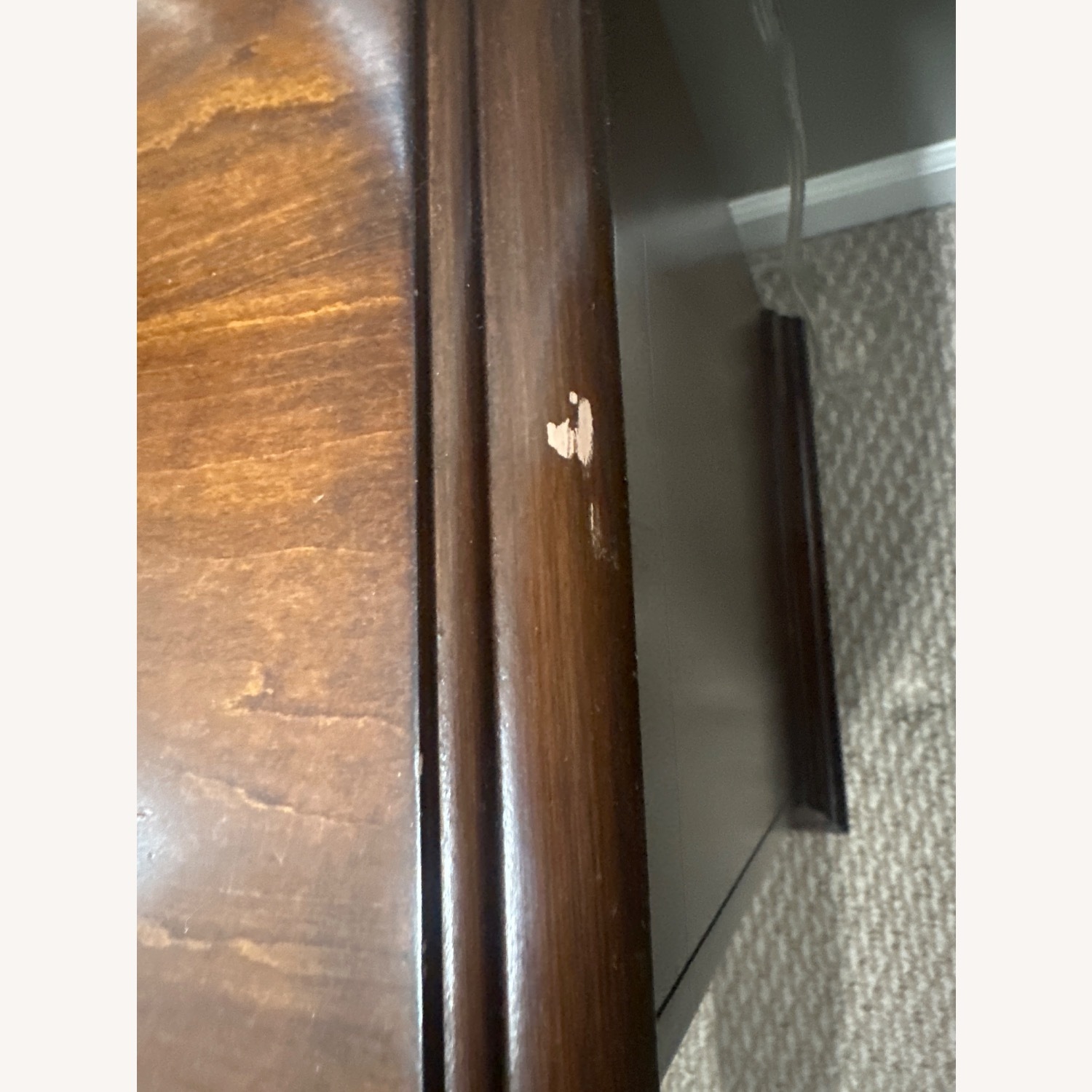 Dark Brown Wood Nightstands - image-3