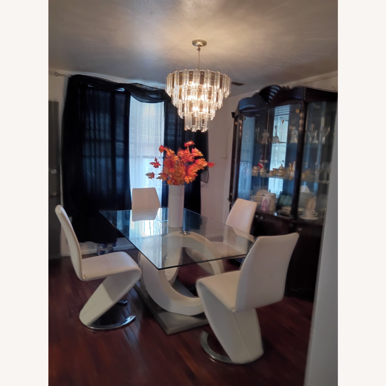 Dark Brown Wood China Chest - image-3