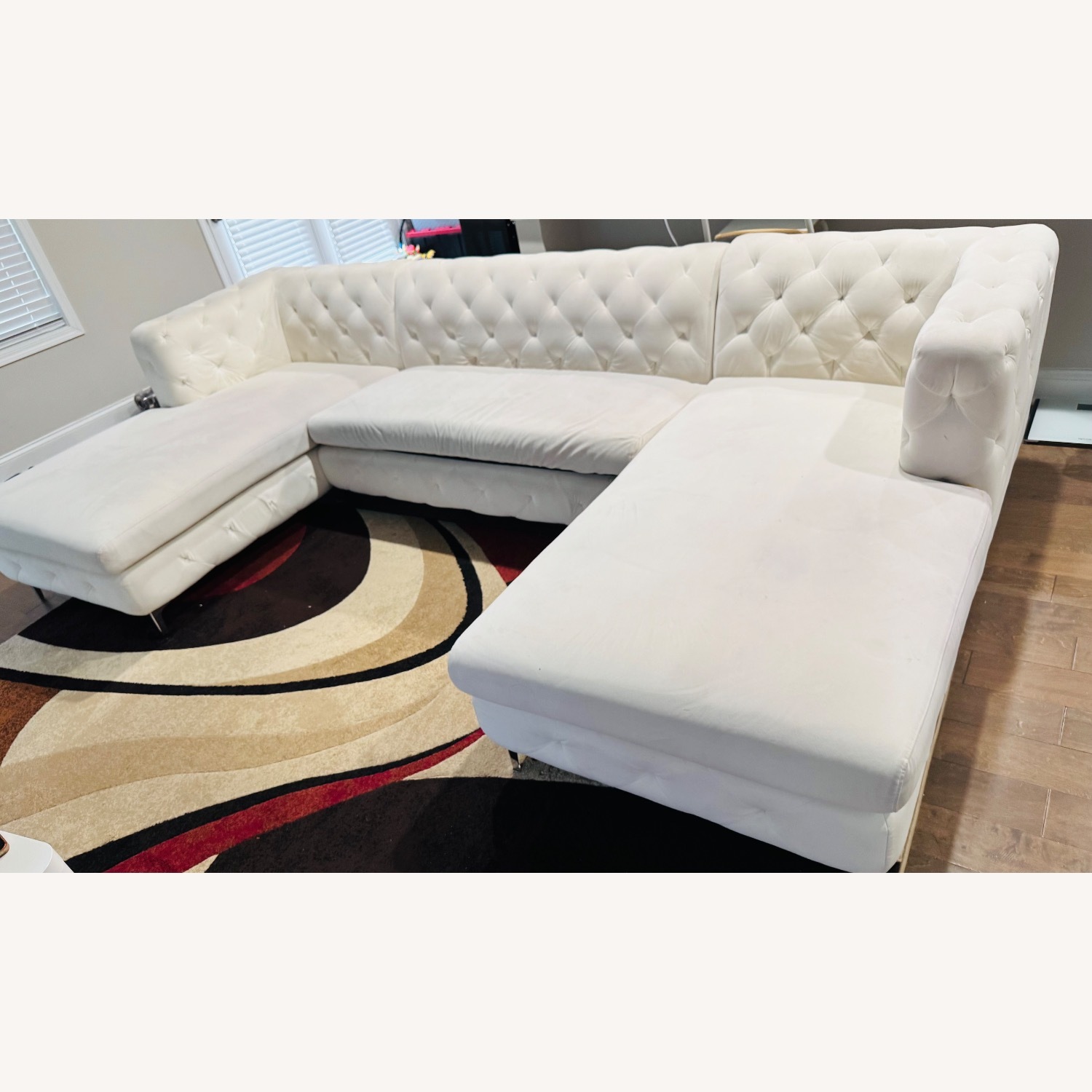 Miranda 3-piece Velvet Sectional - image-2