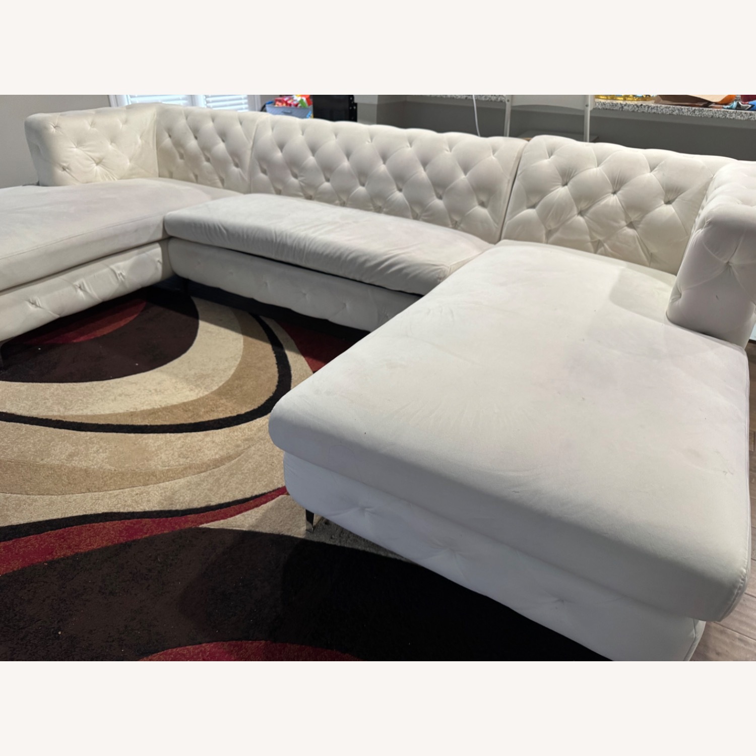 Miranda 3-piece Velvet Sectional - image-3