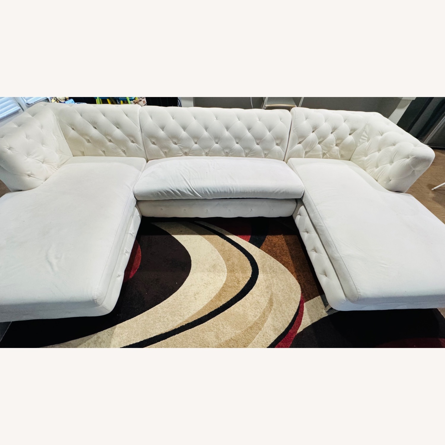 Miranda 3-piece Velvet Sectional - image-4