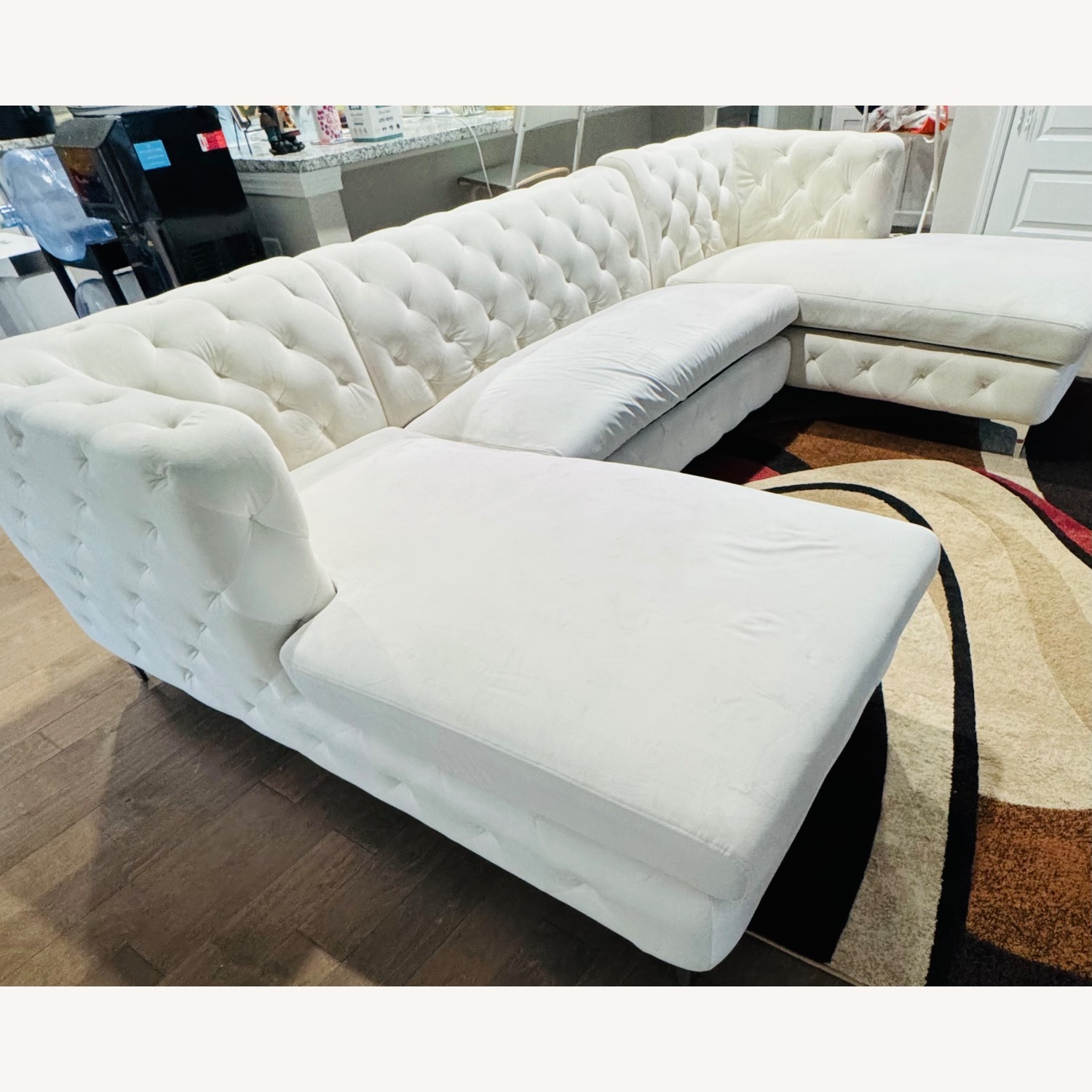 Miranda 3-piece Velvet Sectional - image-7