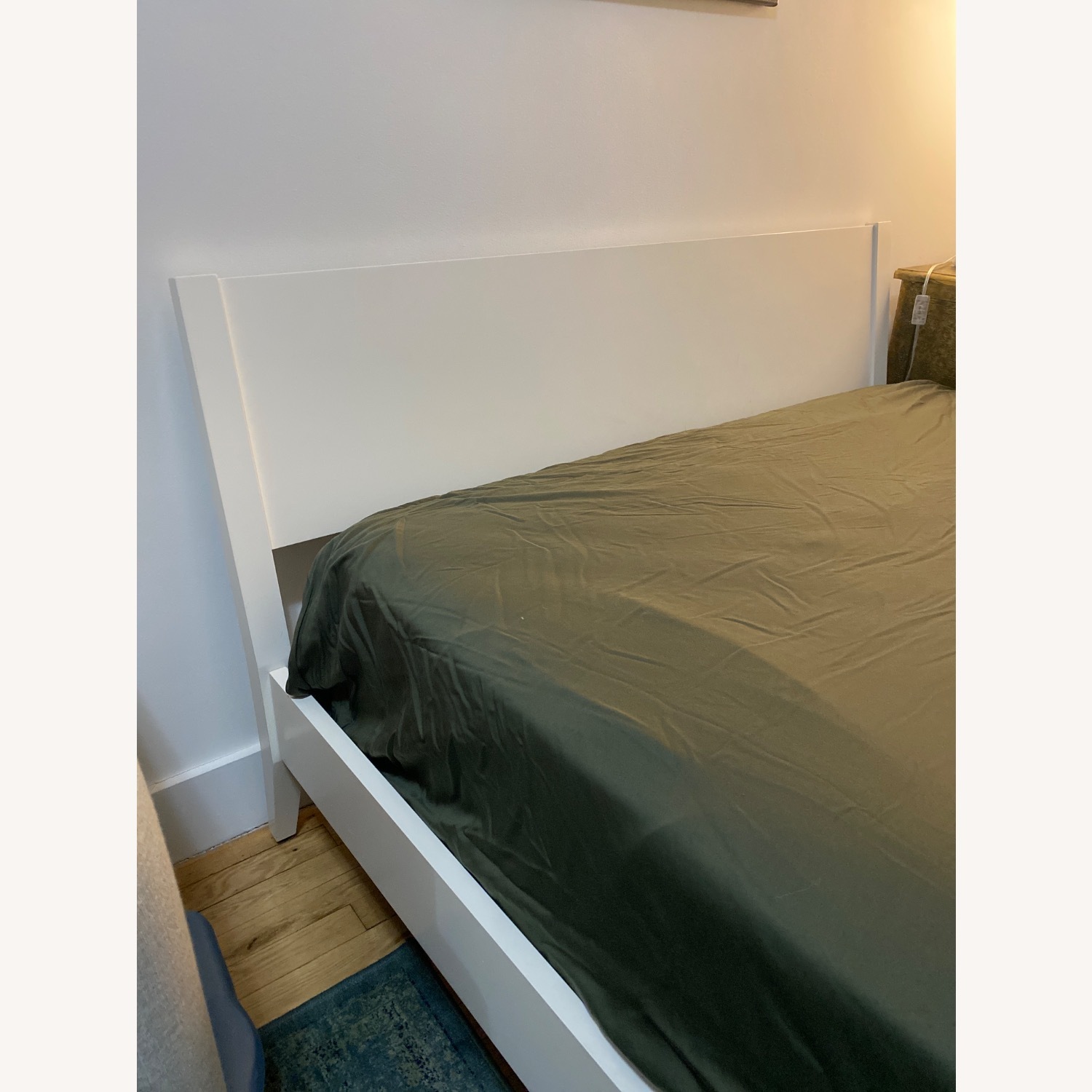 West Elm Roan White Wood Full Platform Bed - image-5