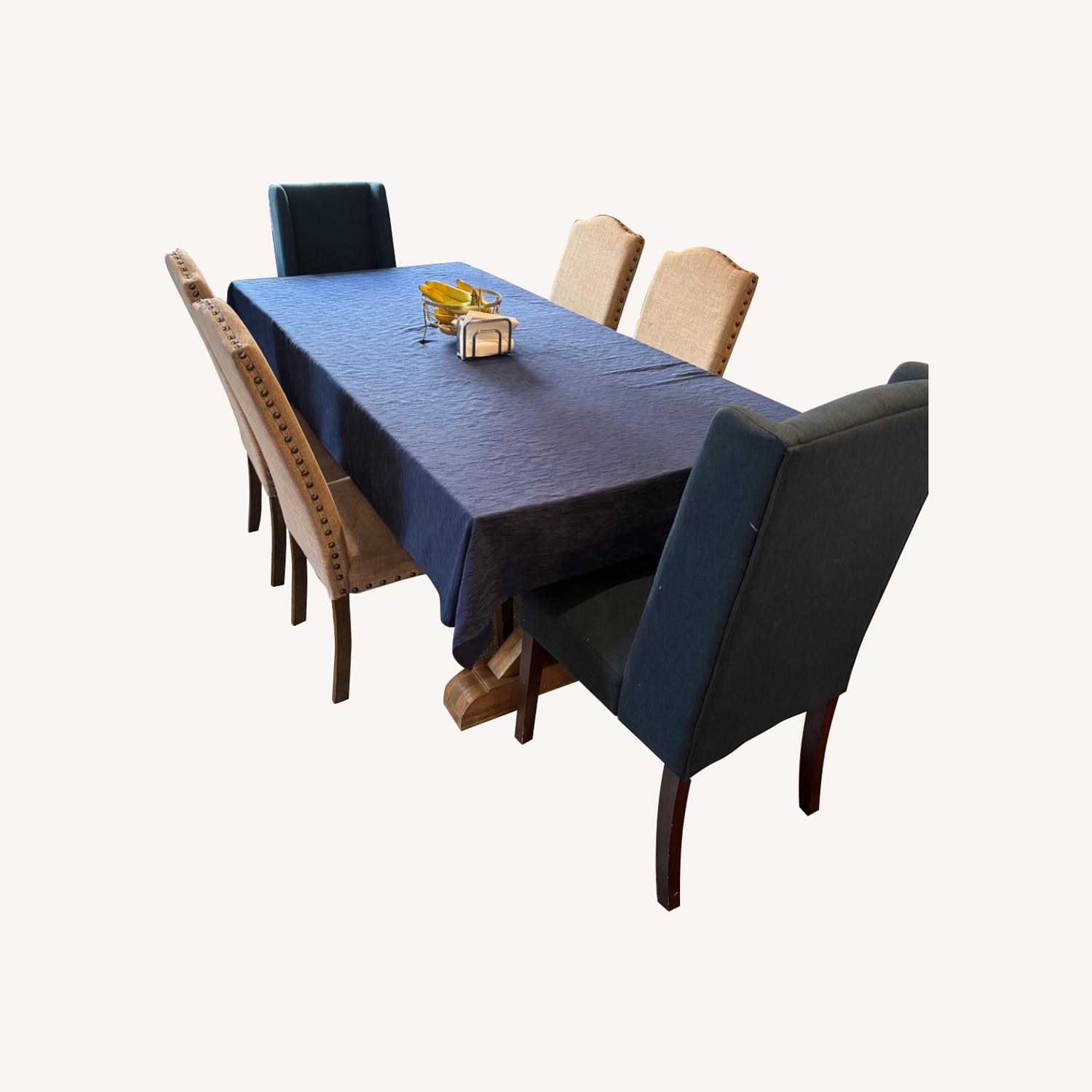 Vintage/Antique Finds Natural Wood Dining Table - image-0