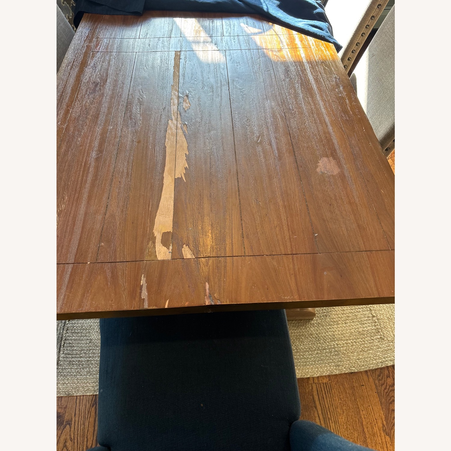 Vintage/Antique Finds Natural Wood Dining Table - image-2
