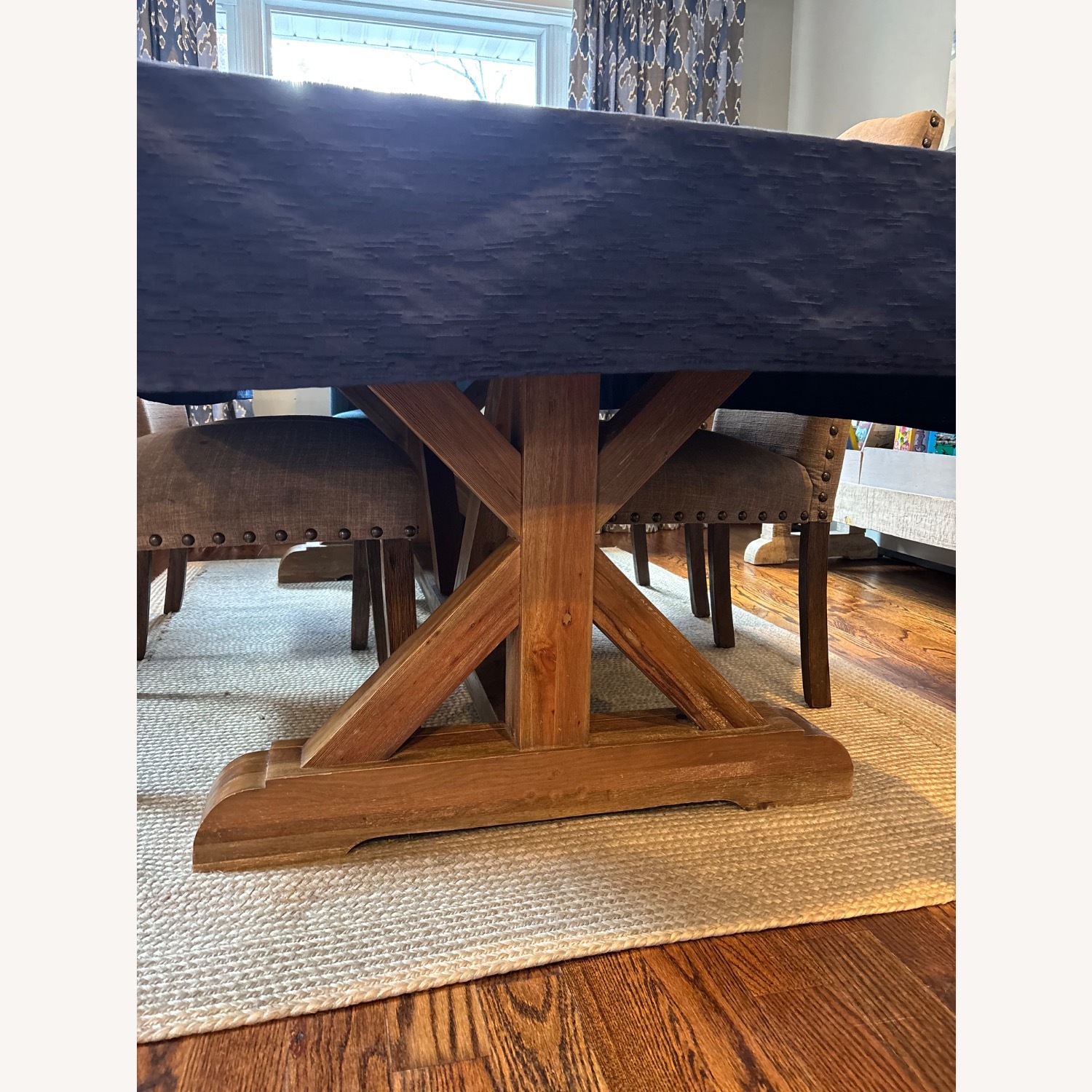 Vintage/Antique Finds Natural Wood Dining Table - image-3