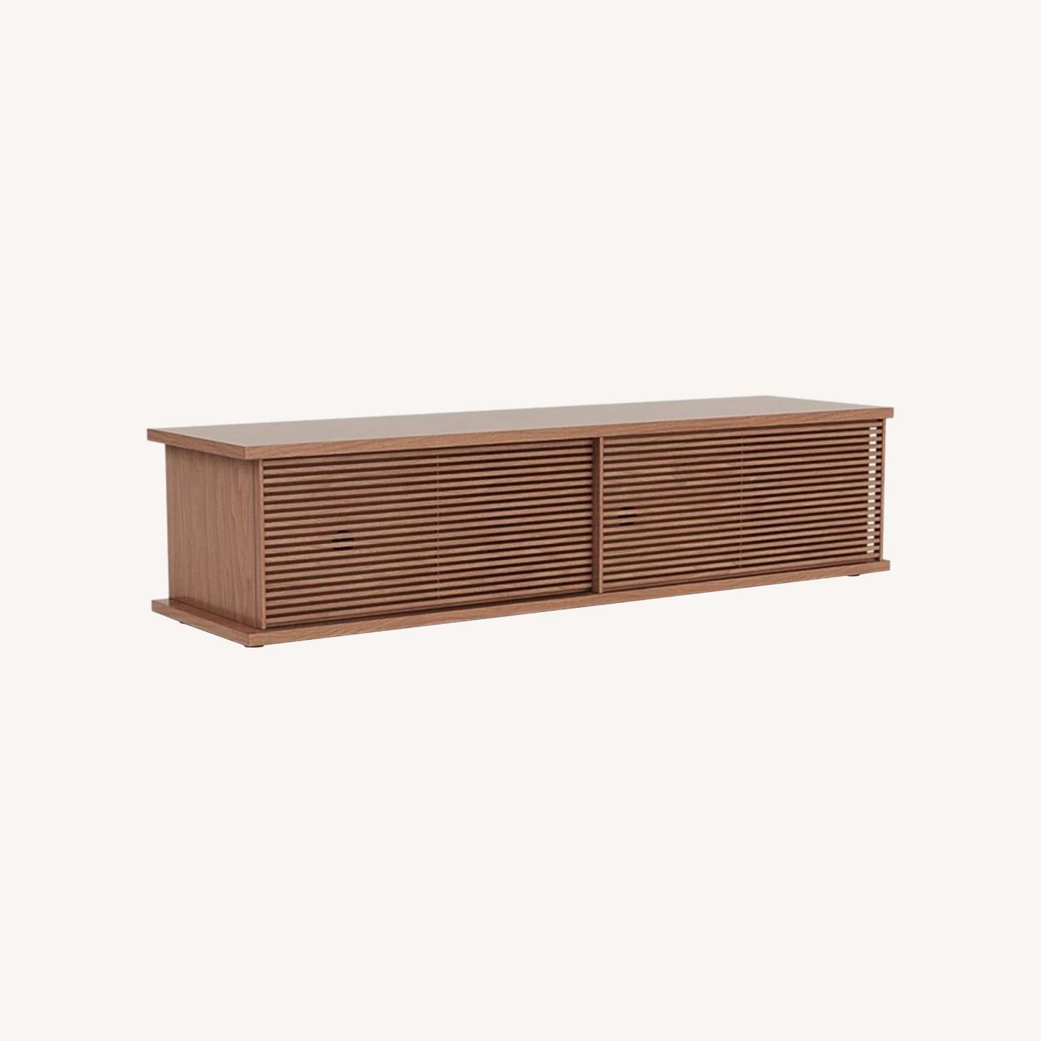 EQ3 Plank Natural Wood Media Storage - image-0