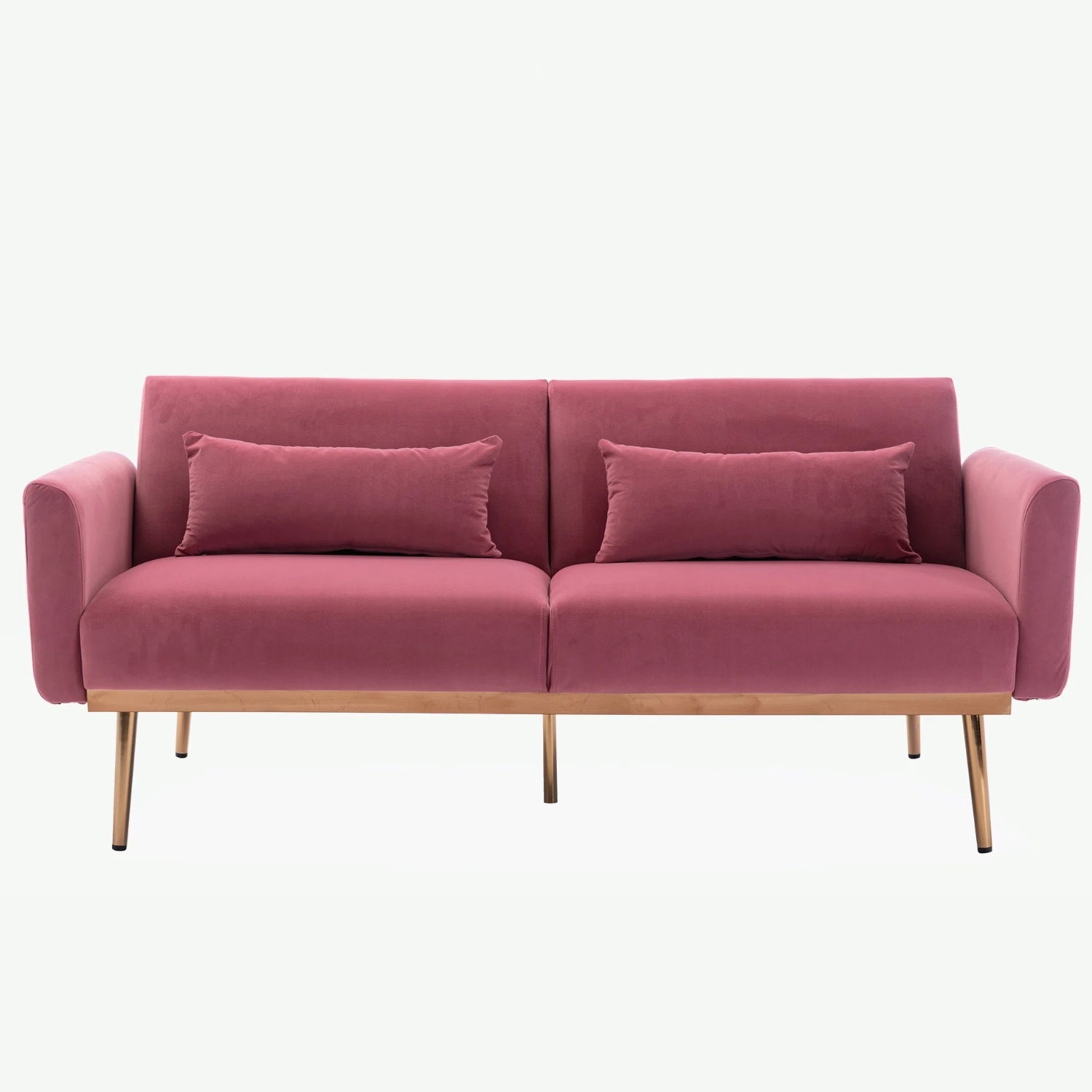 Wayfair Mercer41 Mauve Pink 2 Seater Sleeper Sofa - image-4