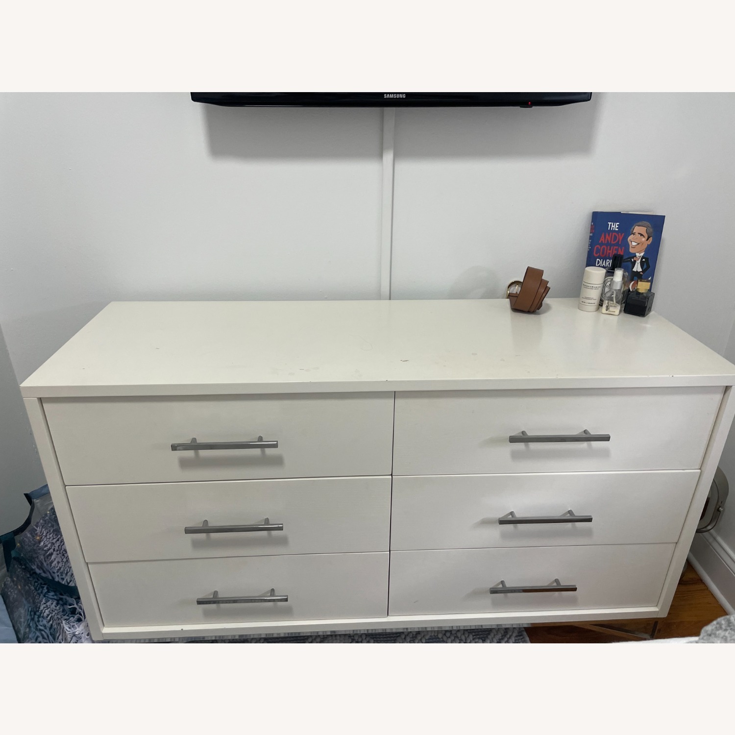 West Elm White Wood City Storage 6-Drawer Dresser - image-1