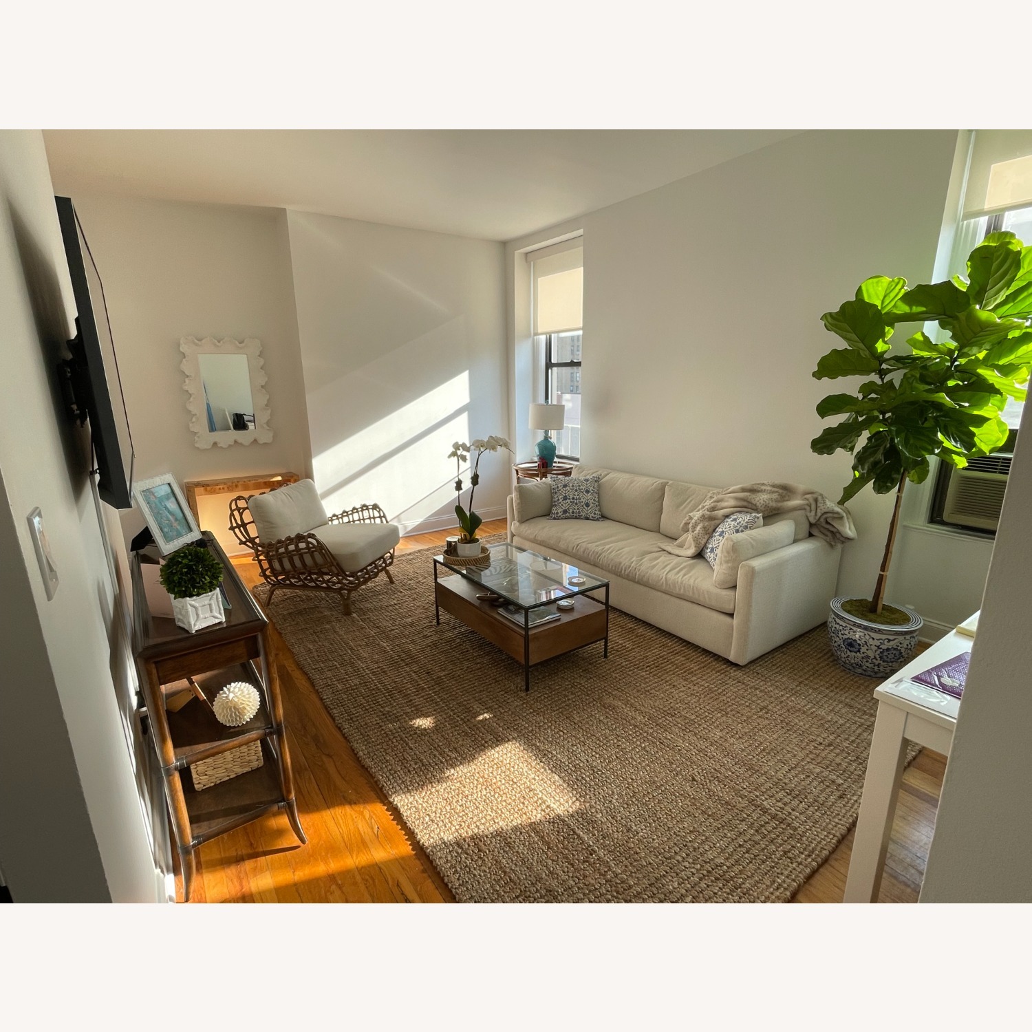 West Elm Natural Boucle Area Rug 9' x 12' - image-3