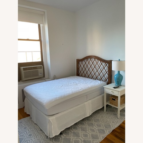 Used Pottery Barn Theros Outdoor Rug 5' x 8' for sale on AptDeco