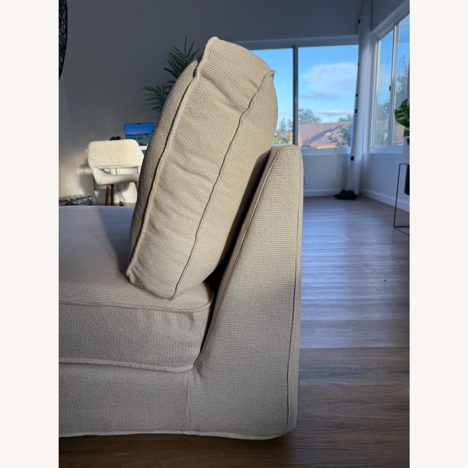 IKEA Kivik Natural Cotton Sleeper Sofa - image-12