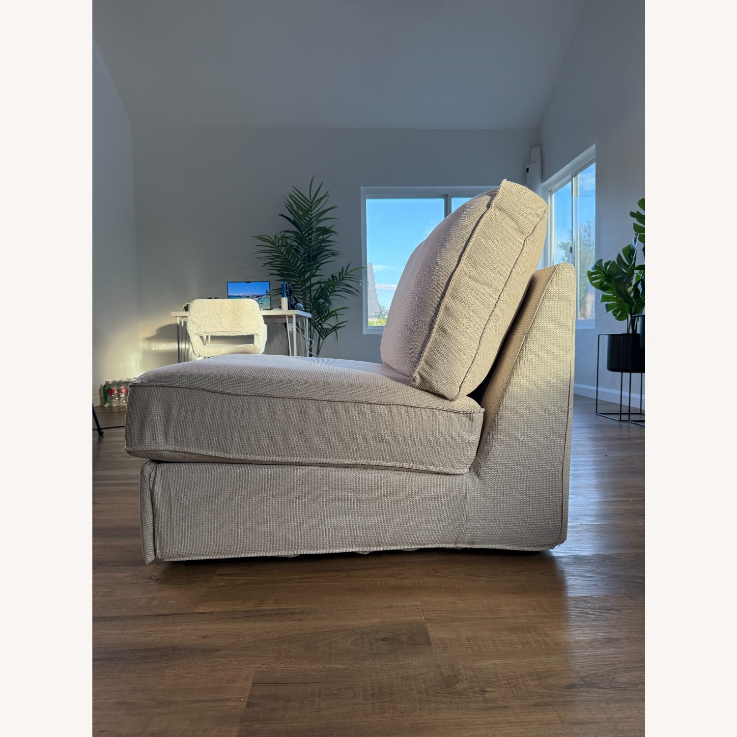 IKEA Kivik Natural Cotton Sleeper Sofa - image-3