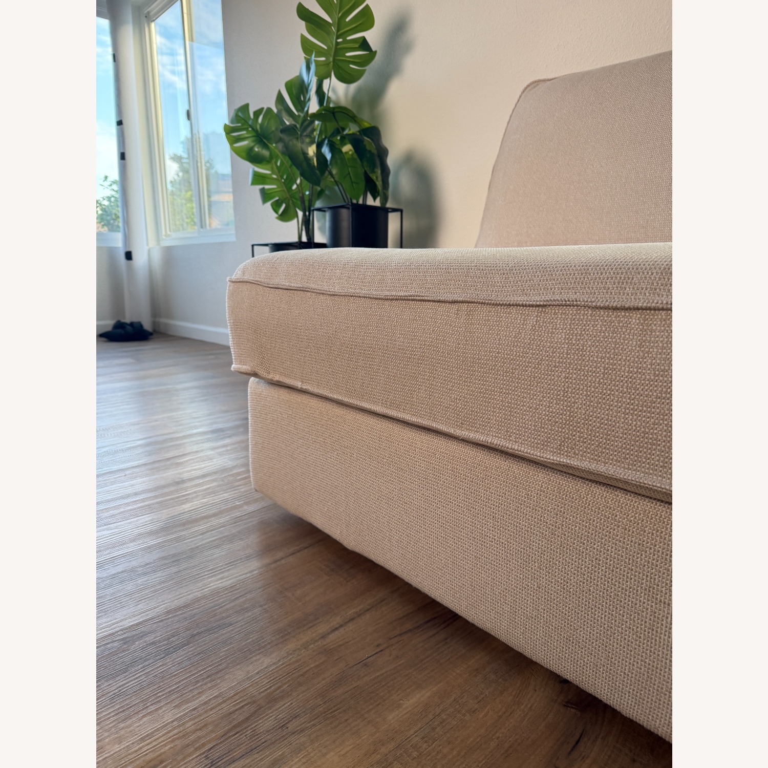 IKEA Kivik Natural Cotton Sleeper Sofa - image-4