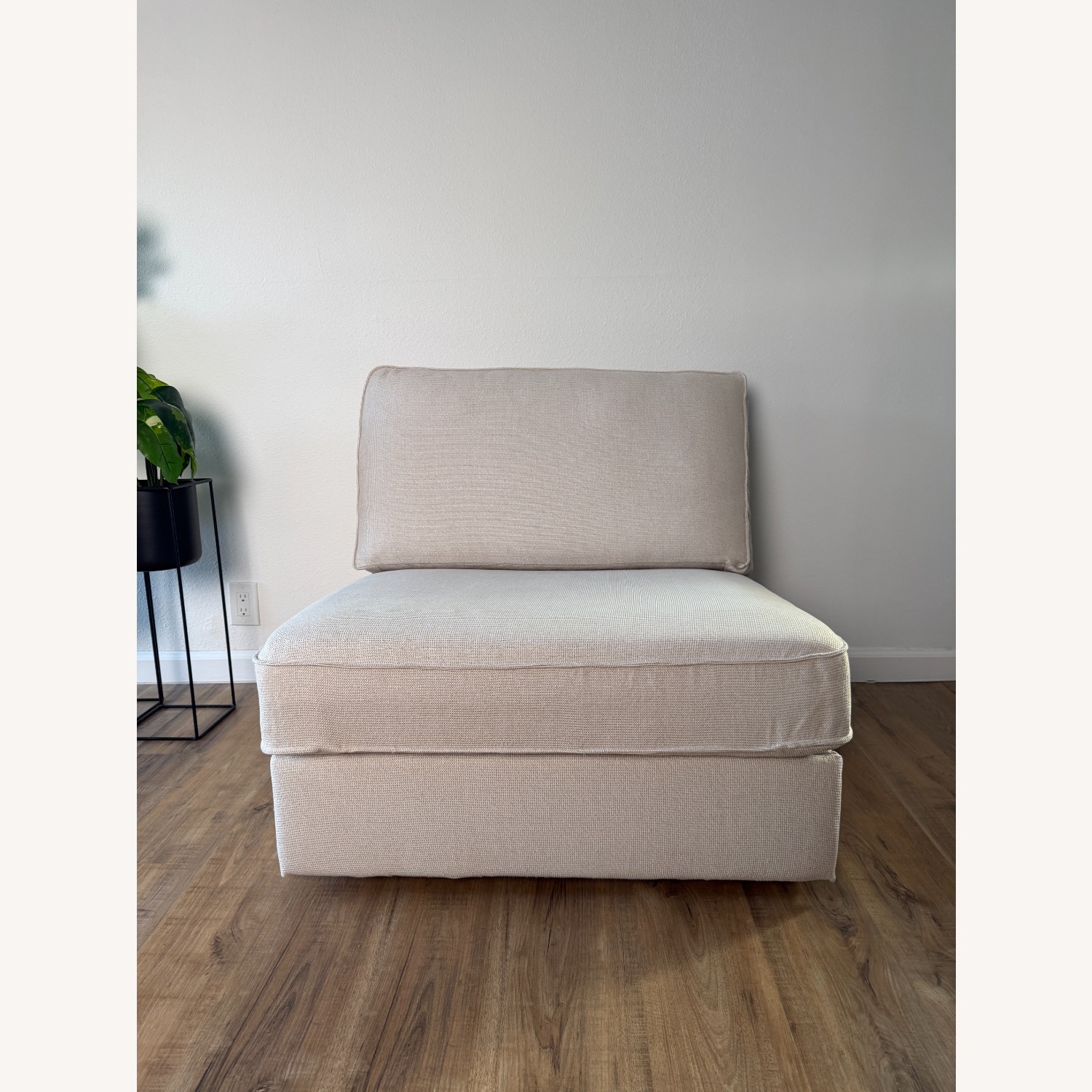 IKEA Kivik Natural Cotton Sleeper Sofa - image-1