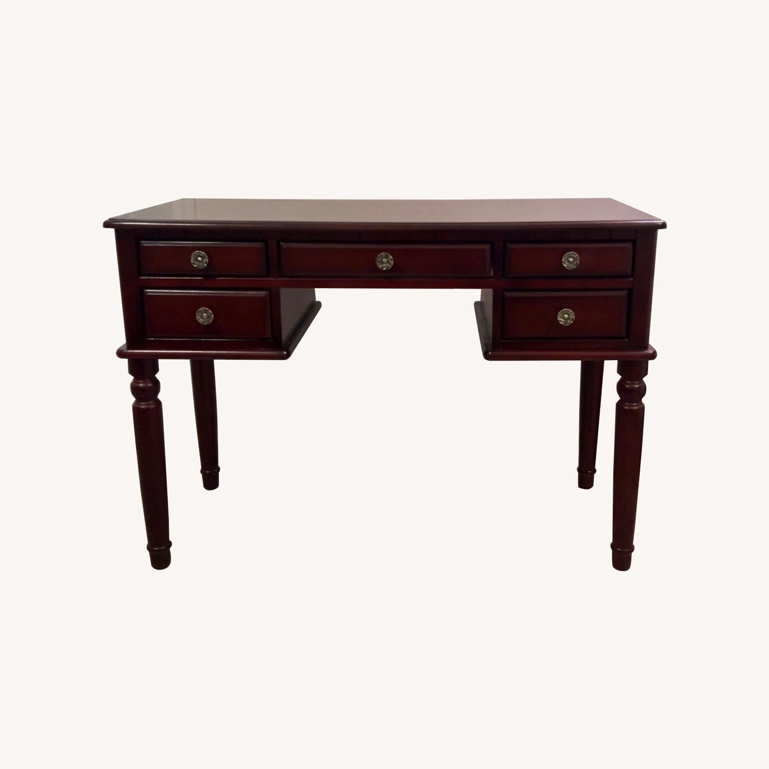 Cherry Solid Wood Writing Desk - image-0