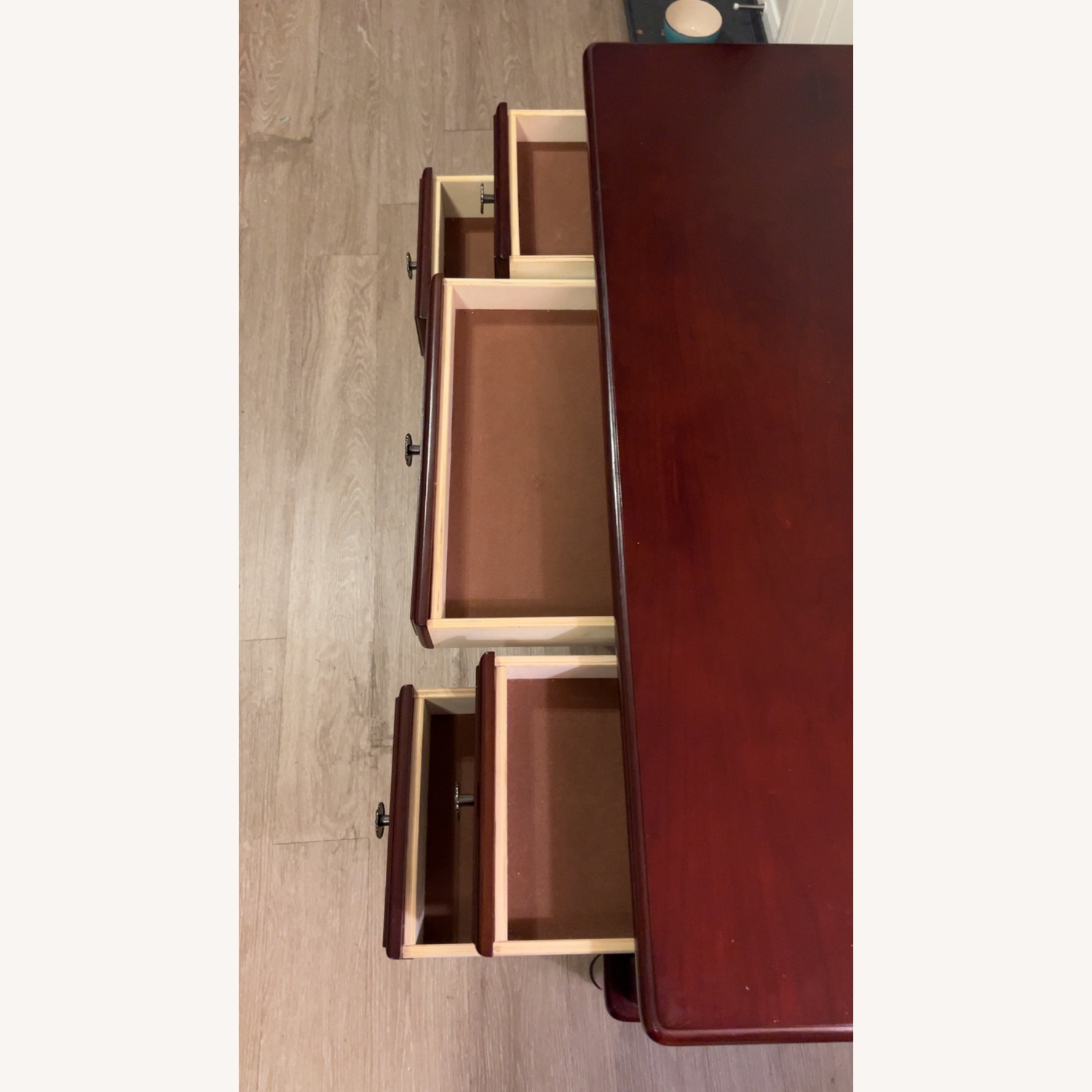 Cherry Solid Wood Writing Desk - image-3