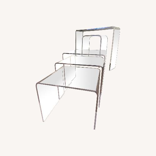 Used Acrylic Home Design Side Tables for sale on AptDeco