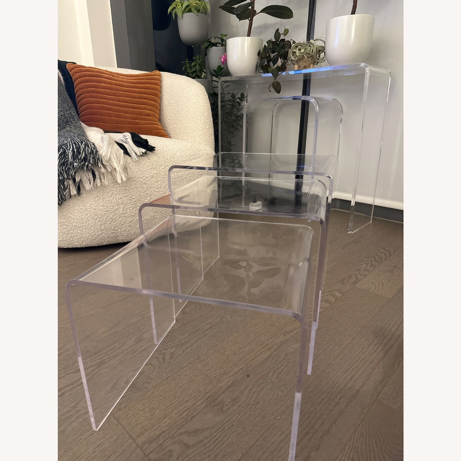 Acrylic Home Design Side Tables - image-1