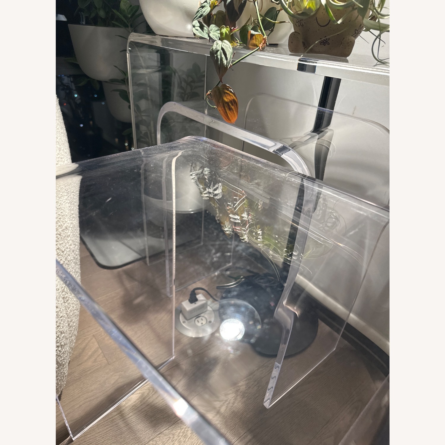 Acrylic Home Design Side Tables - image-4