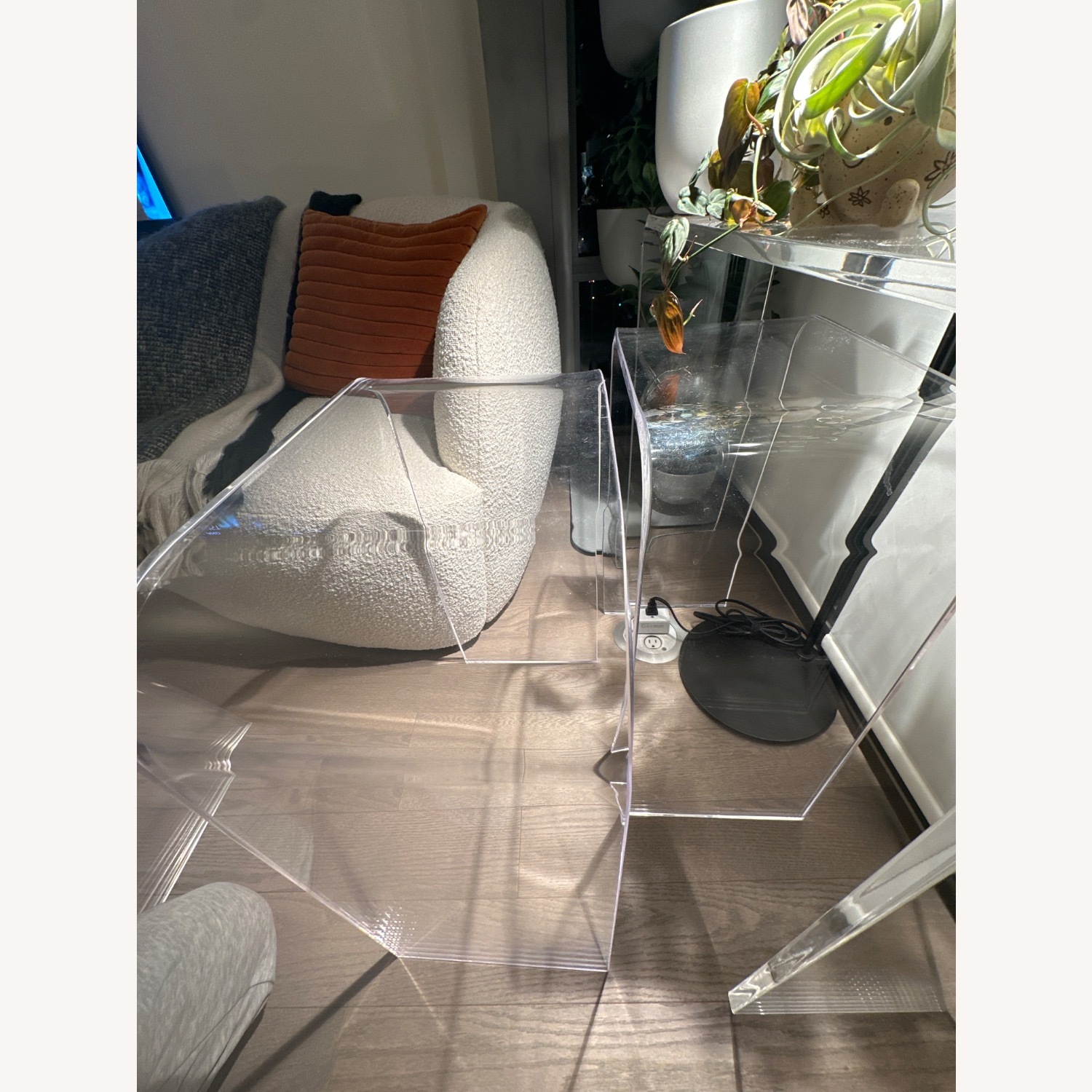 Acrylic Home Design Side Tables - image-5