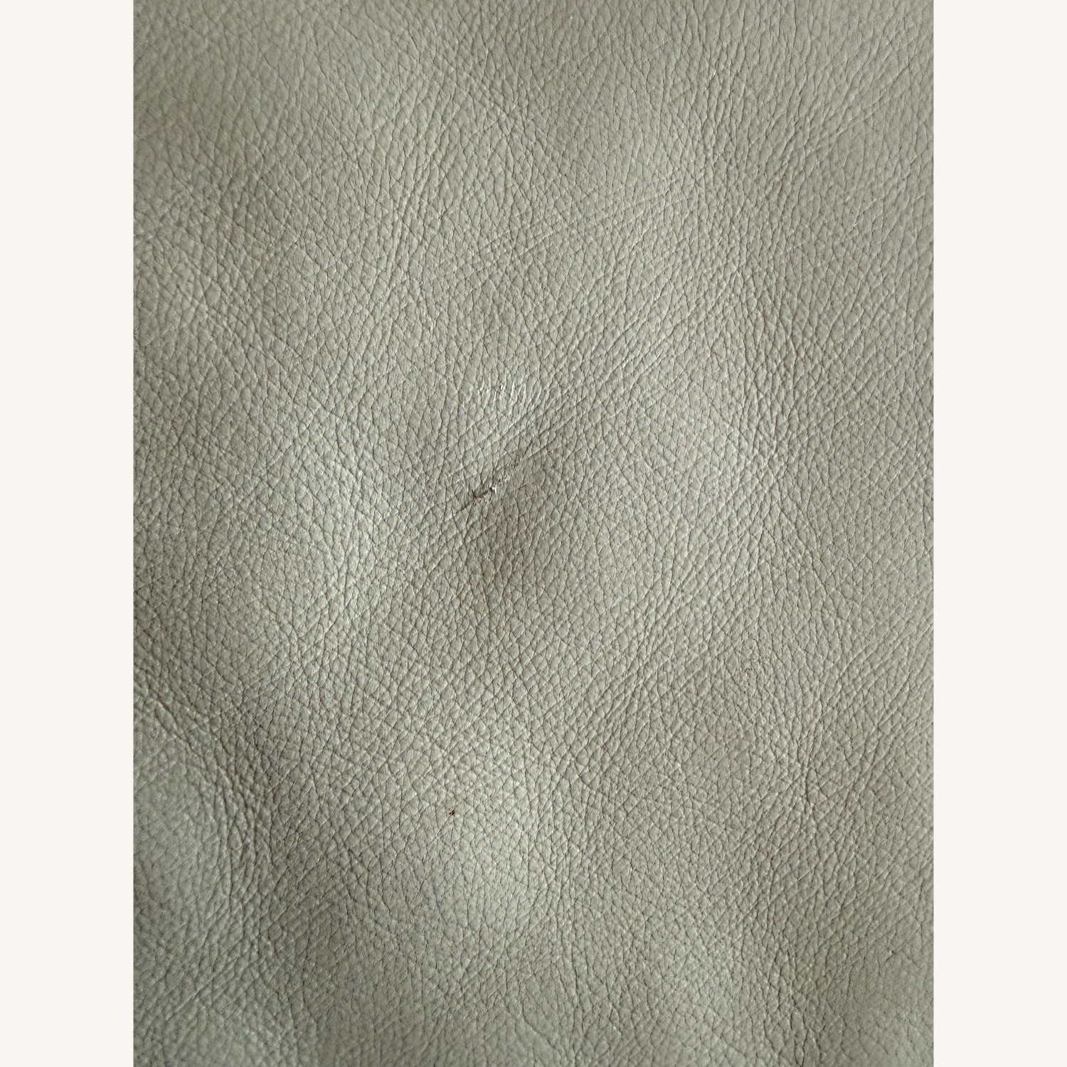 Arhaus Livia White Leather Storage Ottoman - image-5